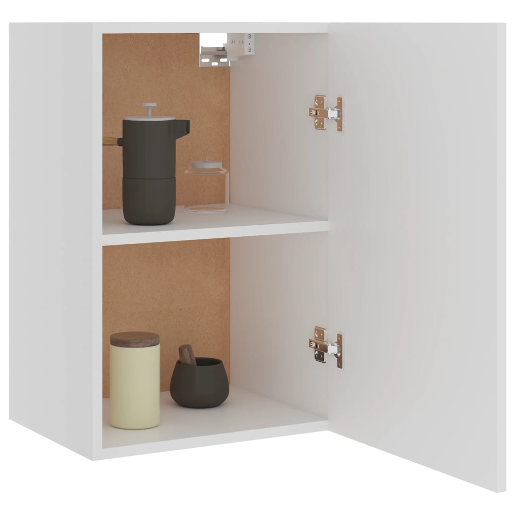 vidaXL Dulap suspendat “Lyon”, alb, 39,5 x 31 x 60 cm, lemn prelucrat vidaXL Dulap suspendat “Lyon”, alb, 39,5 x 31 x 60 cm, lemn prelucrat