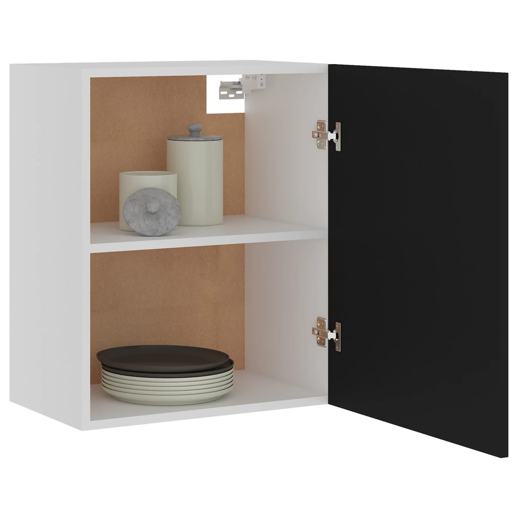 vidaXL Dulap suspendat “Lyon”, negru, 50 x 31 x 60 cm, lemn prelucrat vidaXL Dulap suspendat “Lyon”, negru, 50 x 31 x 60 cm, lemn prelucrat