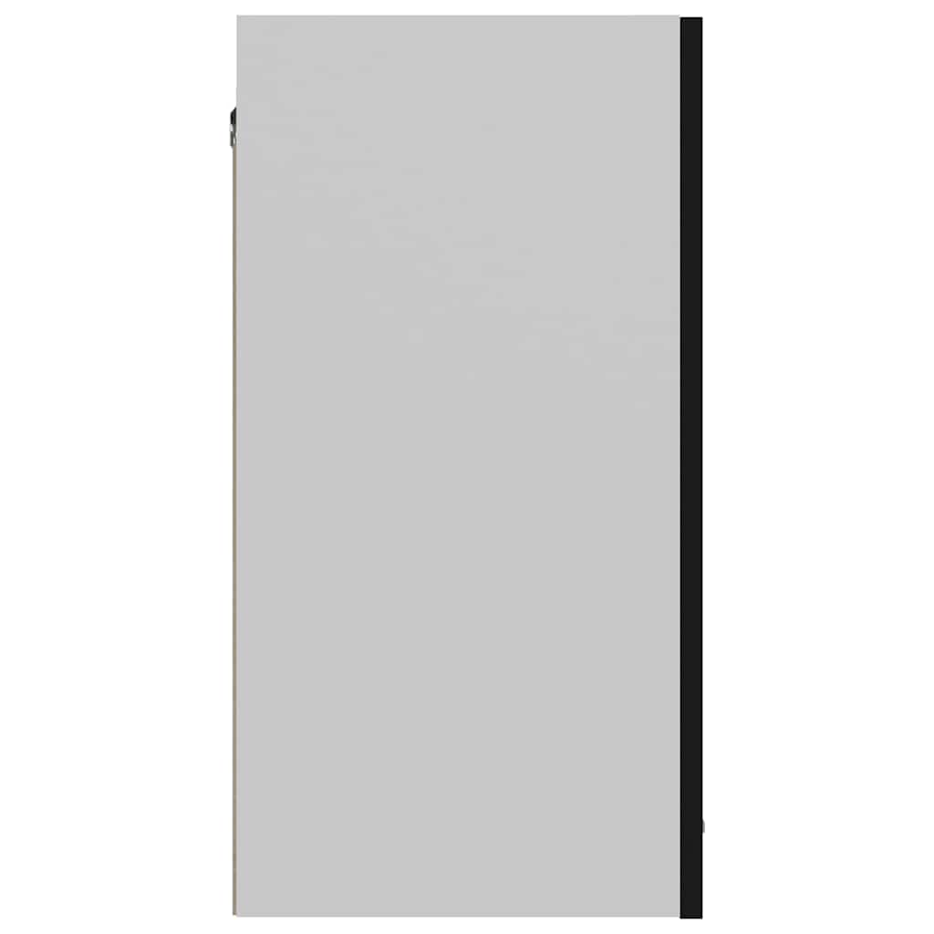 vidaXL Dulap suspendat “Lyon”, negru, 60 x 31 x 60 cm, lemn prelucrat