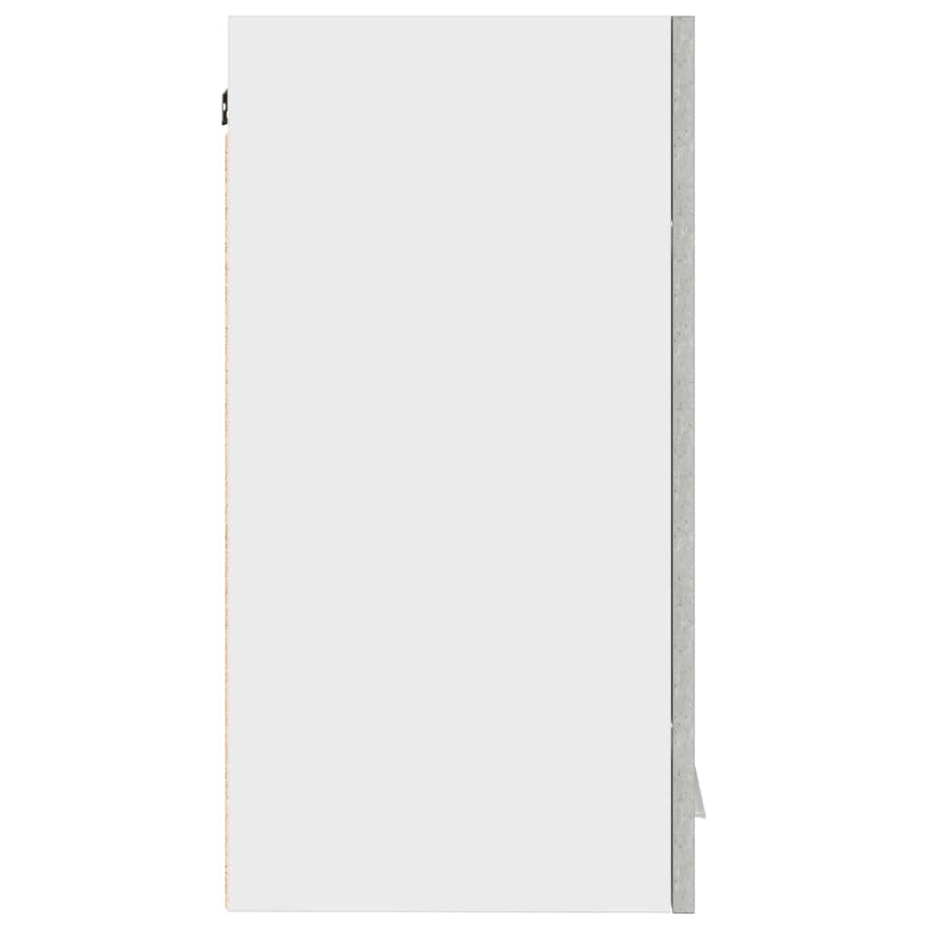 vidaXL Dulap suspendat “Lyon”, gri beton, 60x31x60 cm, lemn prelucrat vidaXL Dulap suspendat “Lyon”, gri beton, 60x31x60 cm, lemn prelucrat