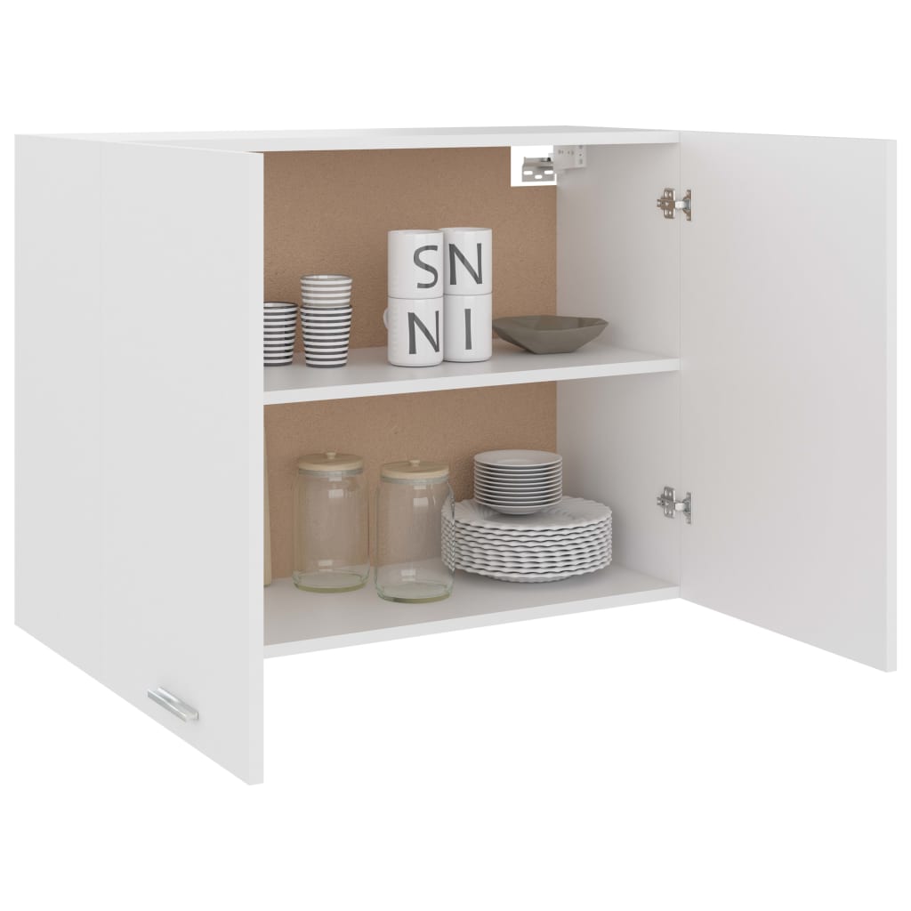 vidaXL Dulap suspendat “Lyon”, alb, 80 x 31 x 60 cm, lemn prelucrat vidaXL Dulap suspendat “Lyon”, alb, 80 x 31 x 60 cm, lemn prelucrat