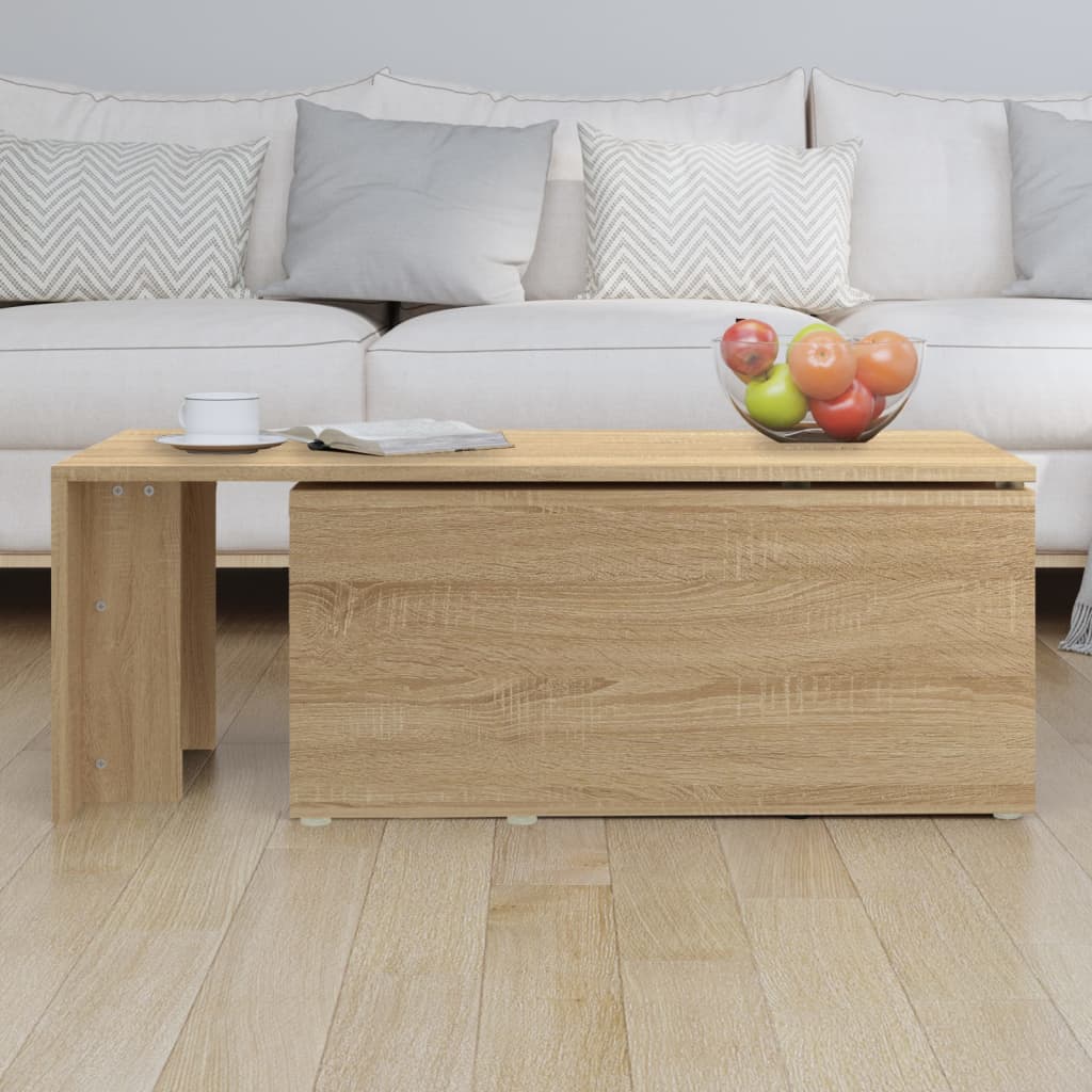 vidaXL Măsuță de cafea, stejar sonoma, 150x50x35 cm, lemn prelucrat vidaXL Măsuță de cafea, stejar sonoma, 150x50x35 cm, lemn prelucrat
