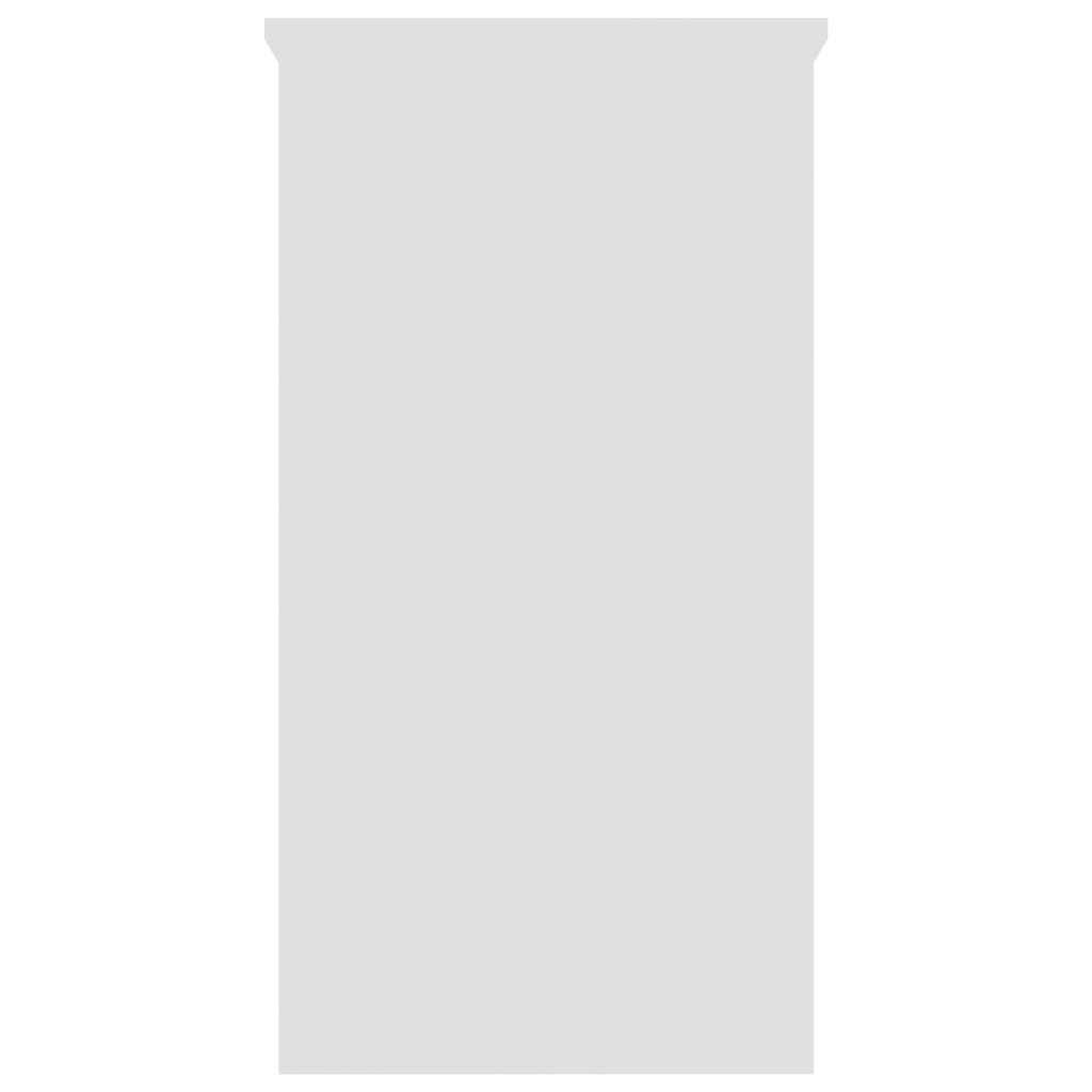 vidaXL Birou, alb, 80x40x75 cm, lemn prelucrat vidaXL Birou, alb, 80x40x75 cm, lemn prelucrat