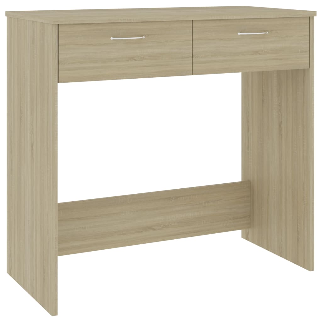 vidaXL Birou, stejar sonoma, 80 x 40 x 75 cm, lemn prelucrat