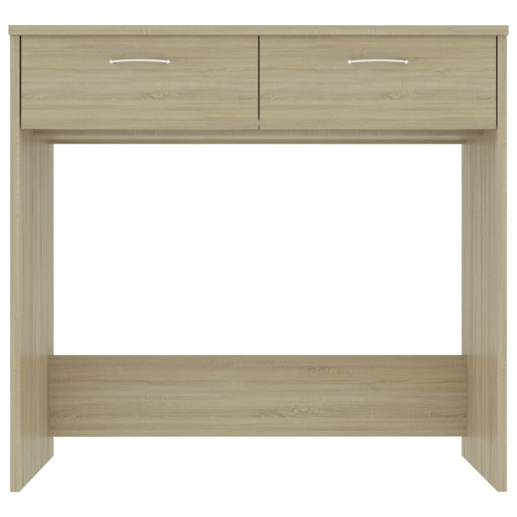 vidaXL Birou, stejar sonoma, 80 x 40 x 75 cm, lemn prelucrat