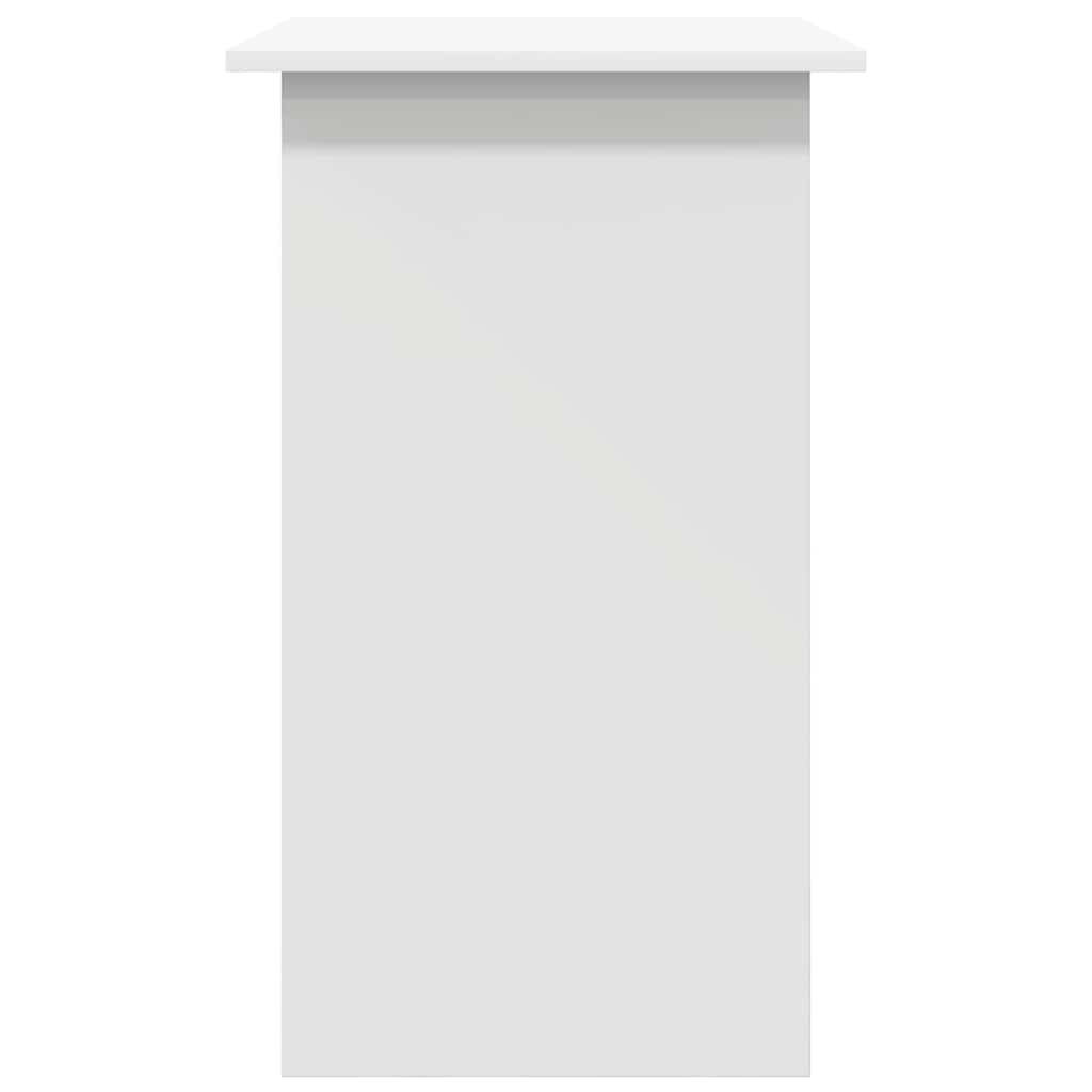 vidaXL Birou, alb, 80 x 45 x 74 cm, lemn prelucrat