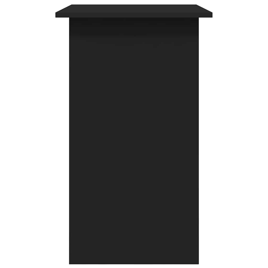 vidaXL Birou, negru, 80x45x74 cm, lemn prelucrat