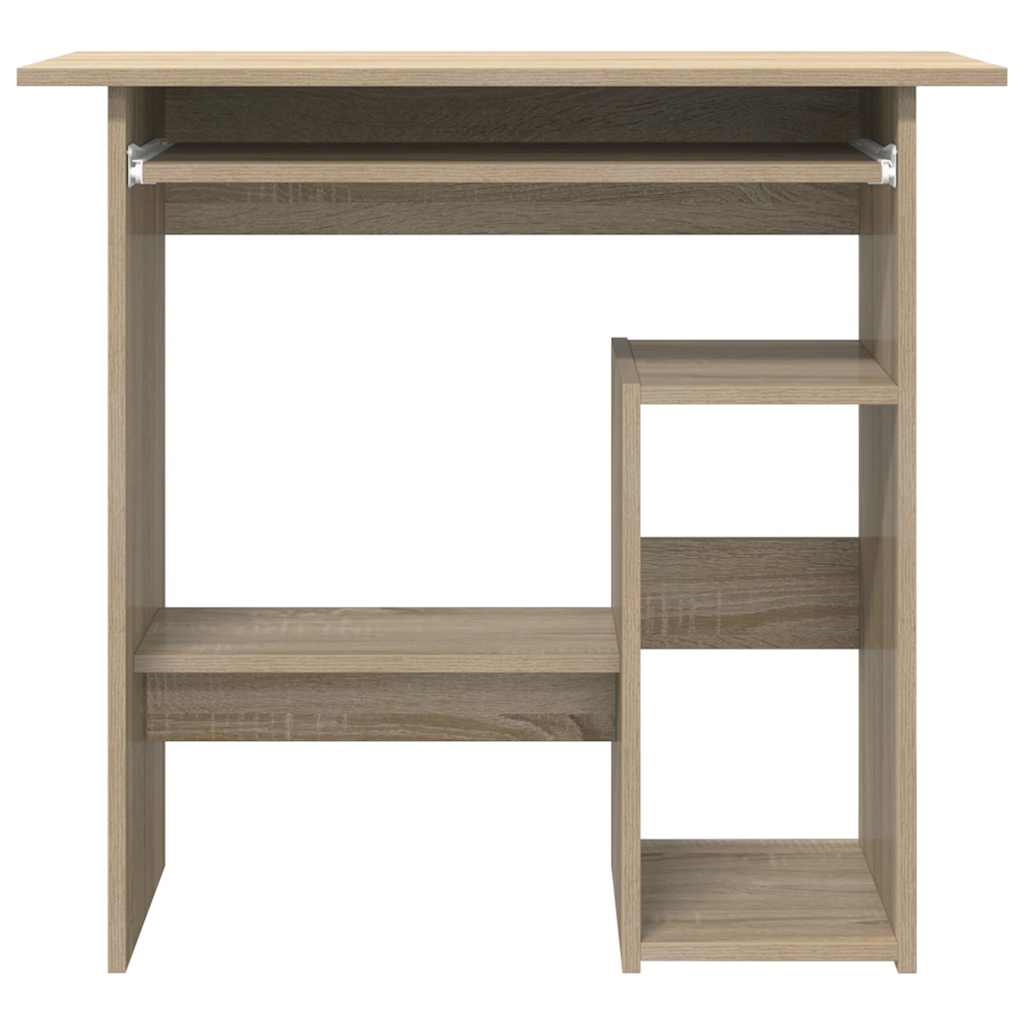 vidaXL Birou, stejar sonoma, 80x45x74 cm, lemn prelucrat