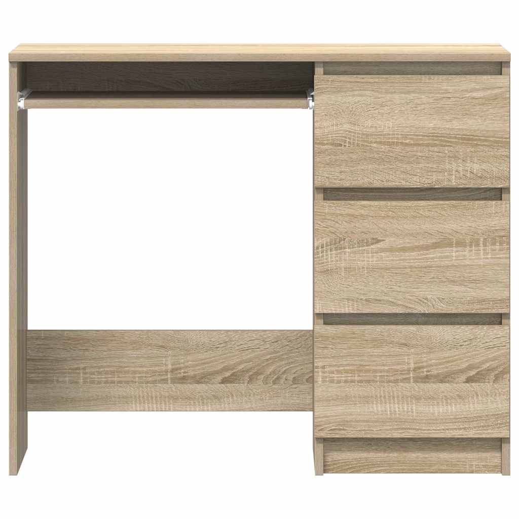vidaXL Birou, stejar sonoma, 90x45x76 cm, lemn prelucrat vidaXL Birou, stejar sonoma, 90x45x76 cm, lemn prelucrat