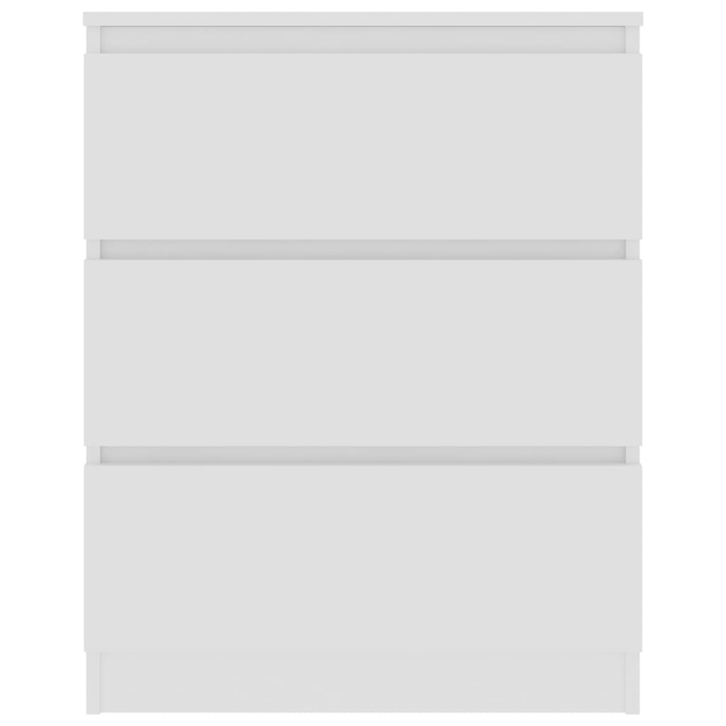 vidaXL Dulap, alb, 60 x 35 x 76 cm, lemn prelucrat