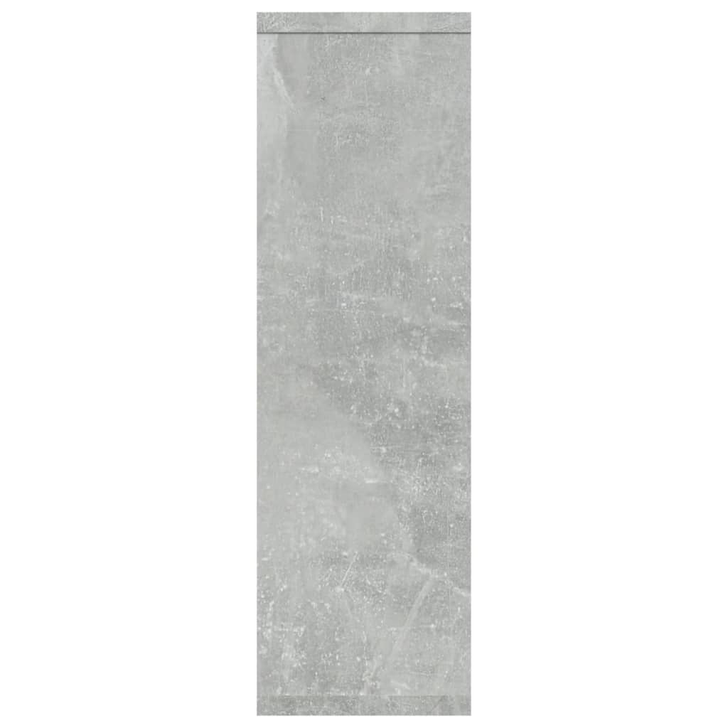 vidaXL Raft de perete, gri beton, 85x16x52,5 cm, lemn prelucrat