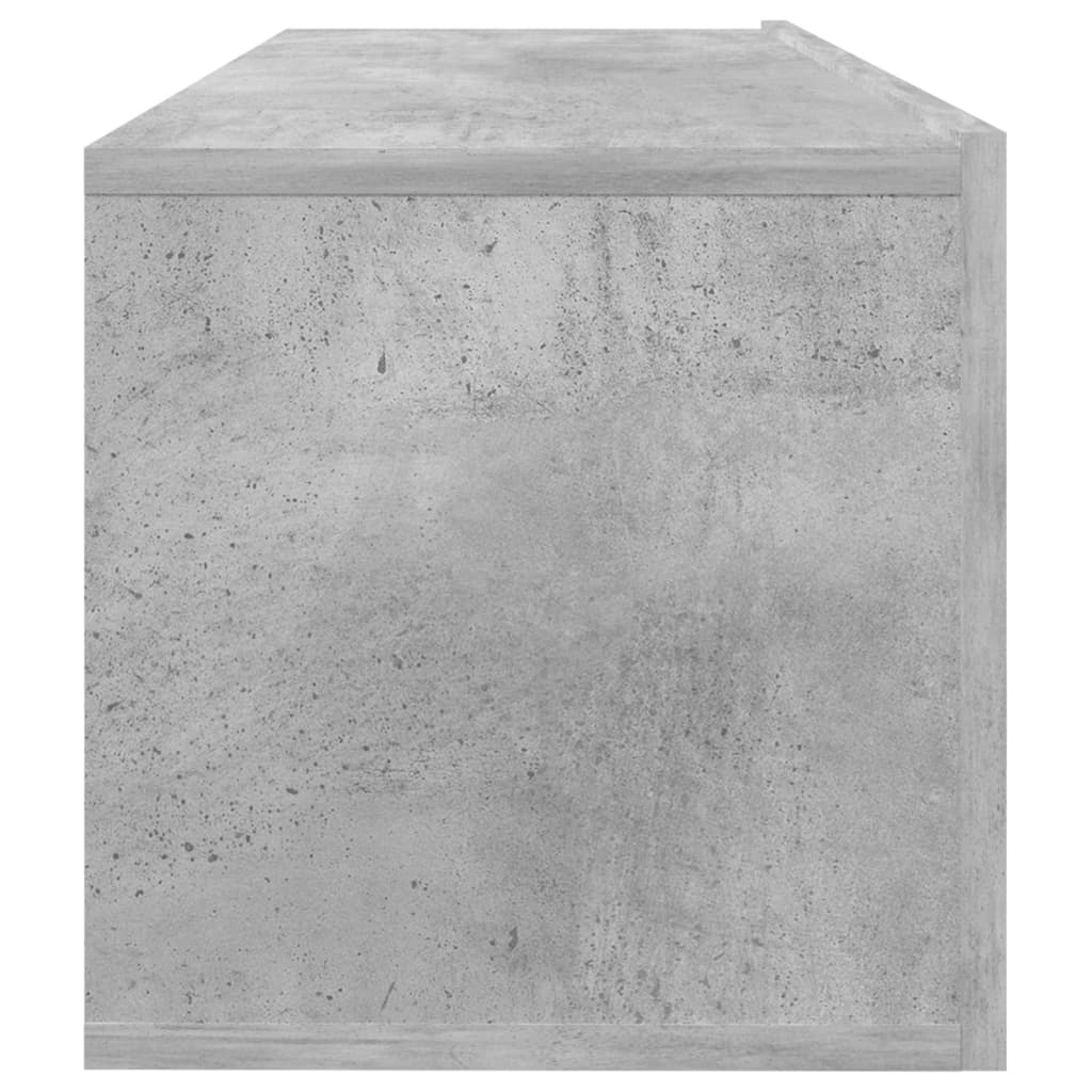 vidaXL Comodă TV, gri beton, 100 x 30 x 30 cm, lemn prelucrat