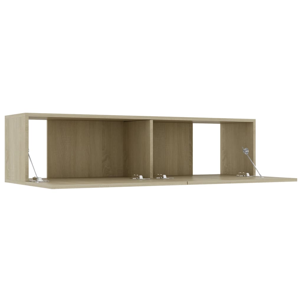 vidaXL Comodă TV, stejar Sonoma, 120 x 30 x 30 cm, lemn prelucrat vidaXL Comodă TV, stejar Sonoma, 120 x 30 x 30 cm, lemn prelucrat
