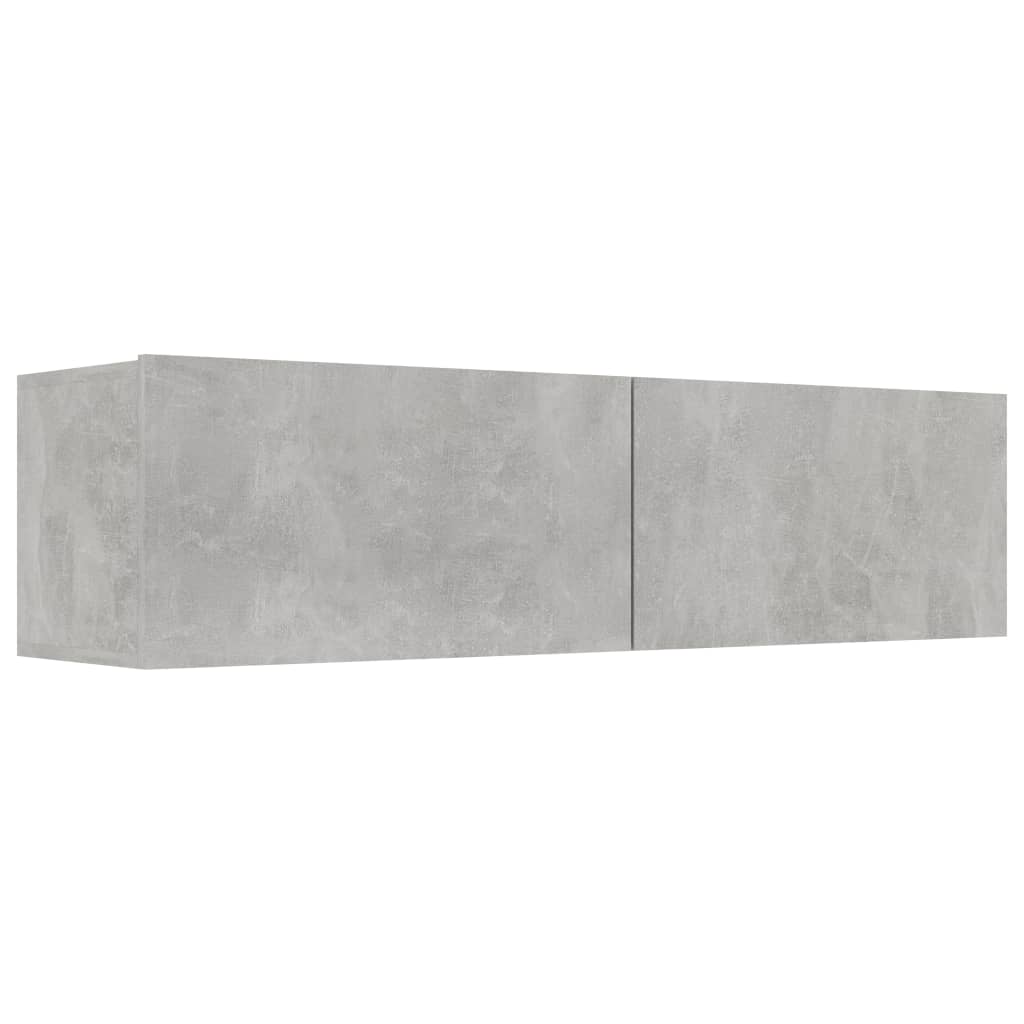 vidaXL Comodă TV, gri beton, 120 x 30 x 30 cm, lemn prelucrat vidaXL Comodă TV, gri beton, 120 x 30 x 30 cm, lemn prelucrat