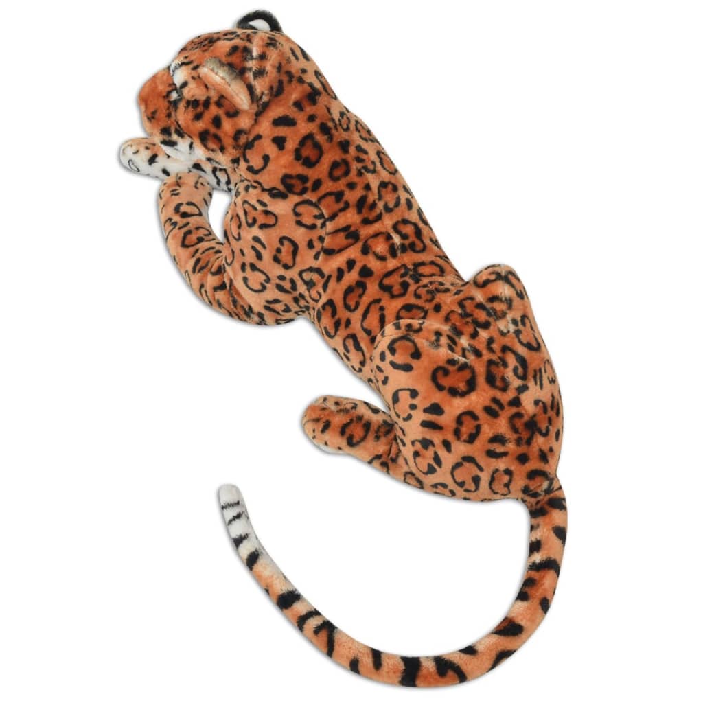 vidaXL Leopard de jucărie din pluș maro XXL vidaXL Leopard de jucărie din pluș maro XXL
