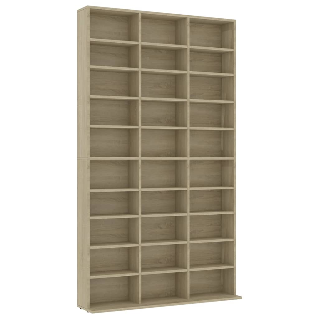 vidaXL Dulap pentru CD-uri stejar sonoma 102x16x177,5 cm lemn compozit vidaXL Dulap pentru CD-uri stejar sonoma 102x16x177,5 cm lemn compozit