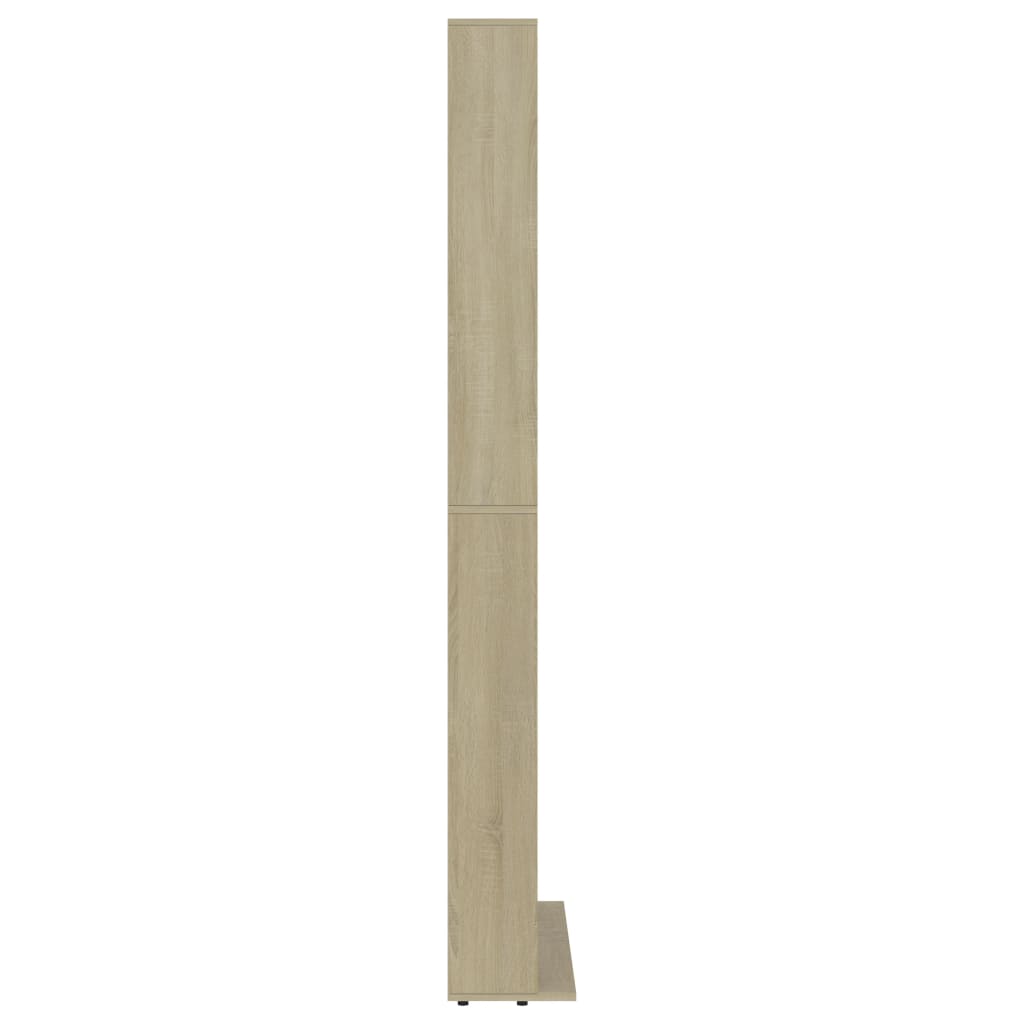 vidaXL Dulap pentru CD-uri stejar sonoma 102x16x177,5 cm lemn compozit vidaXL Dulap pentru CD-uri stejar sonoma 102x16x177,5 cm lemn compozit