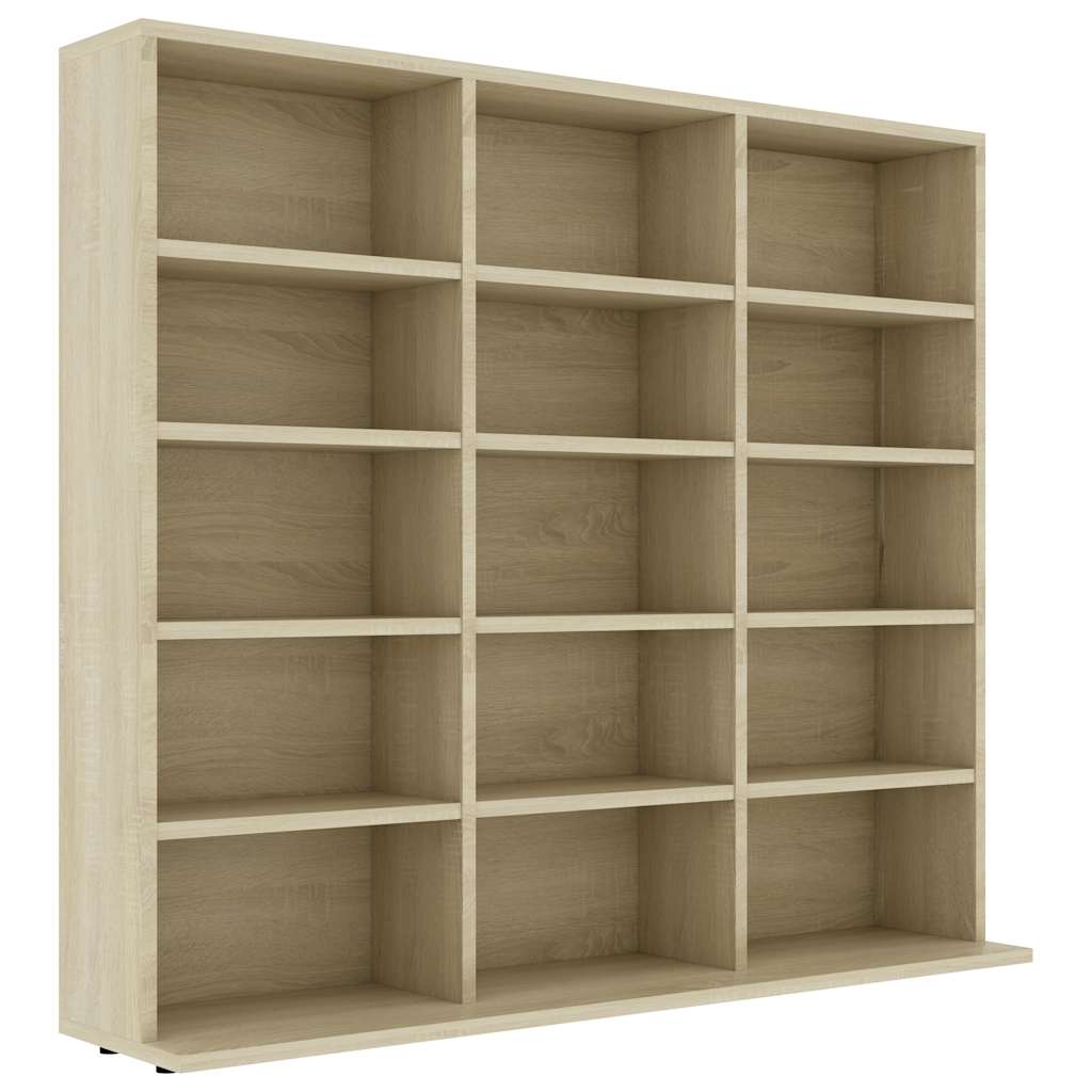 vidaXL Dulap de CD-uri, stejar sonoma, 100x23x89,5 cm, lemn prelucrat vidaXL Dulap de CD-uri, stejar sonoma, 100x23x89,5 cm, lemn prelucrat