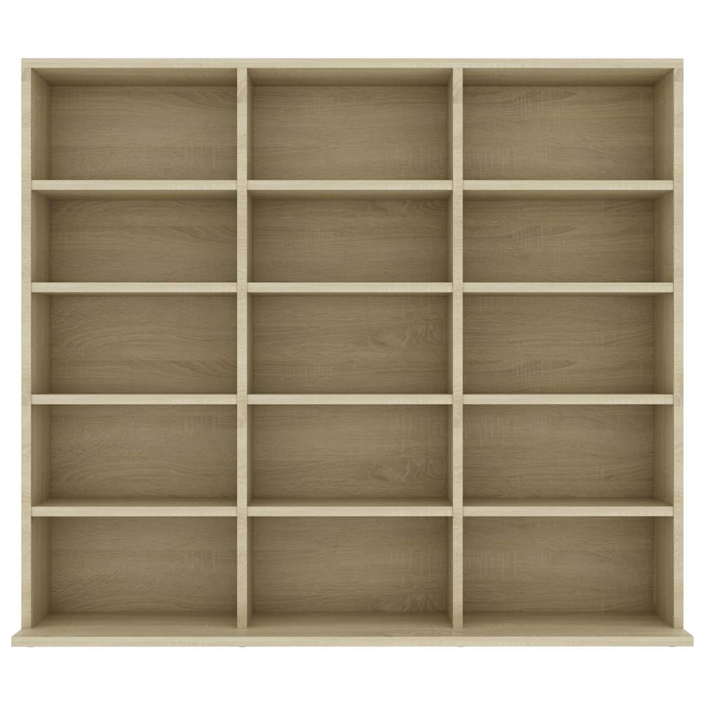 vidaXL Dulap de CD-uri, stejar sonoma, 100x23x89,5 cm, lemn prelucrat vidaXL Dulap de CD-uri, stejar sonoma, 100x23x89,5 cm, lemn prelucrat