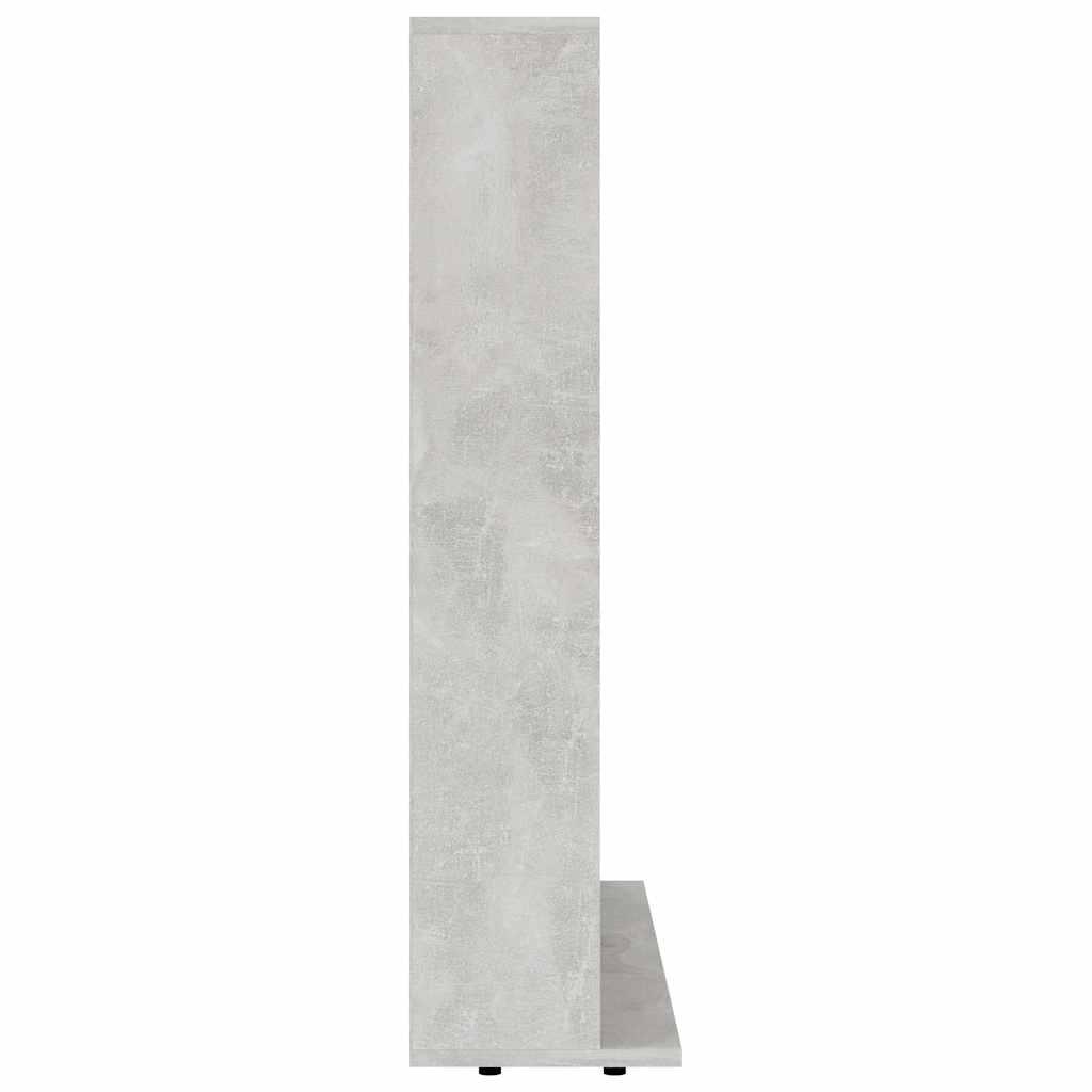 vidaXL Dulap pentru CD-uri, gri beton, 100x23x89,5 cm, lemn prelucrat vidaXL Dulap pentru CD-uri, gri beton, 100x23x89,5 cm, lemn prelucrat