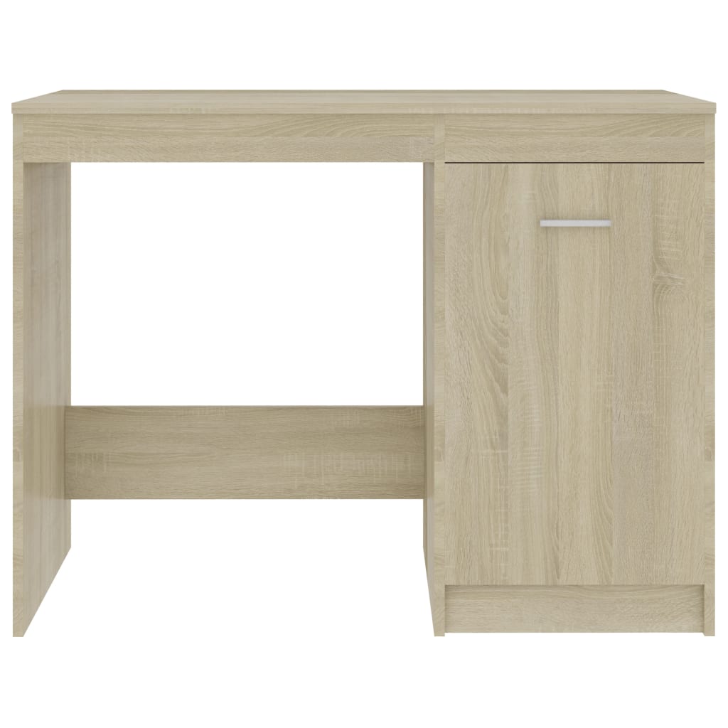 vidaXL Birou, stejar sonoma, 100x50x76 cm, lemn prelucrat vidaXL Birou, stejar sonoma, 100x50x76 cm, lemn prelucrat