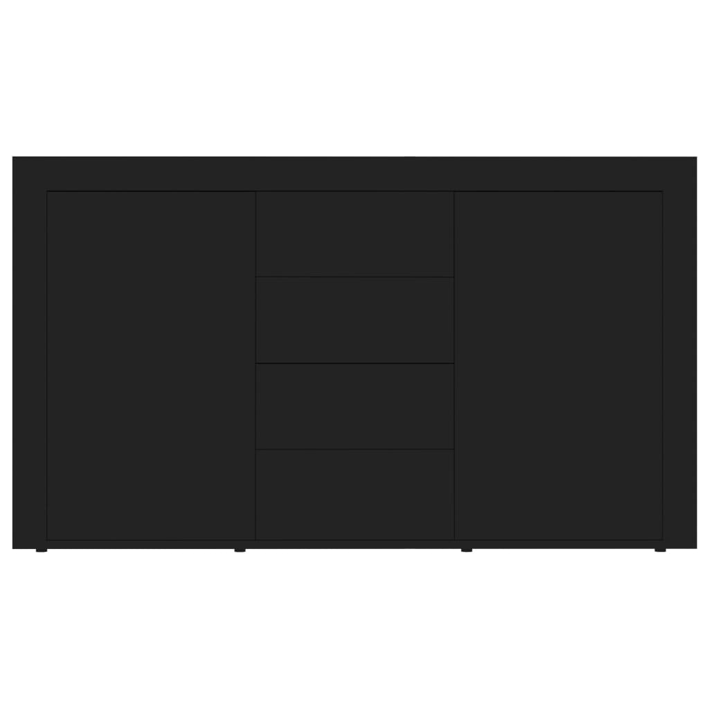 vidaXL Dulap, negru, 120x36x69 cm, lemn prelucrat