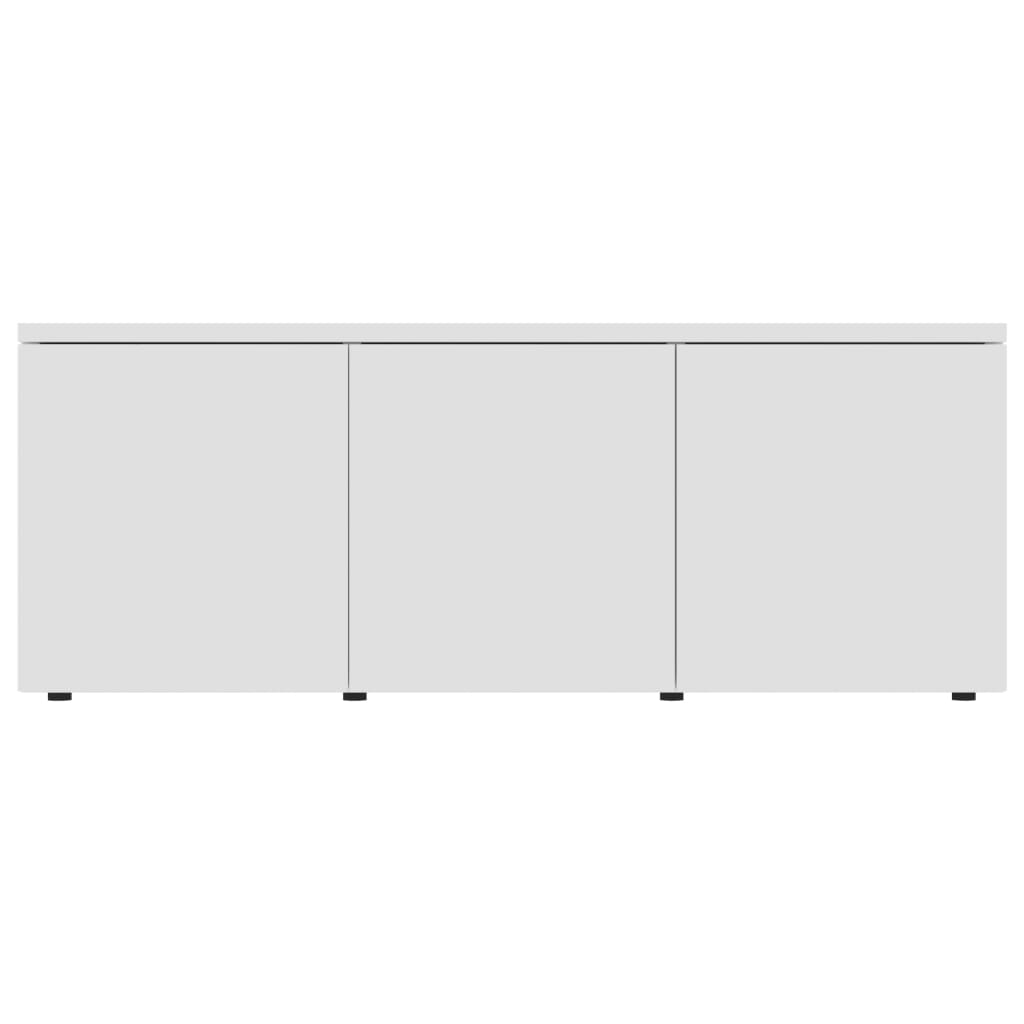 vidaXL Dulap TV, alb, 80x34x30 cm, lemn prelucrat