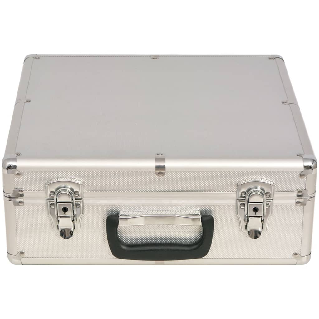 vidaXL Set de poker/blackjack cu 600 de jetoane cu laser din aluminiu vidaXL Set de poker/blackjack cu 600 de jetoane cu laser din aluminiu