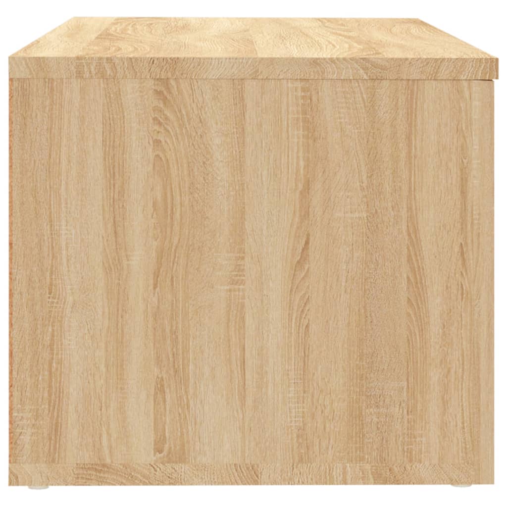 vidaXL Comodă TV, stejar sonoma, 80x34x30 cm, lemn prelucrat