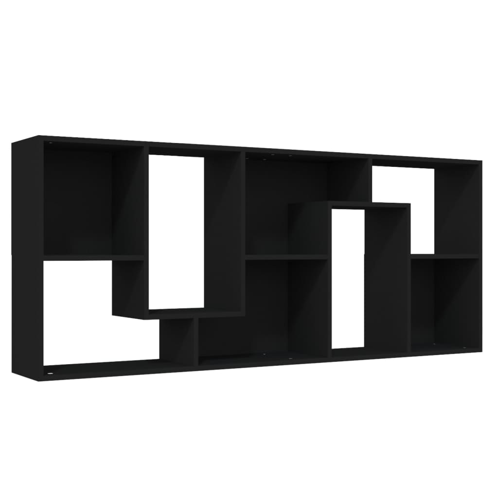 vidaXL Bibliotecă, negru, 67 x 24 x 161 cm, lemn prelucrat vidaXL Bibliotecă, negru, 67 x 24 x 161 cm, lemn prelucrat