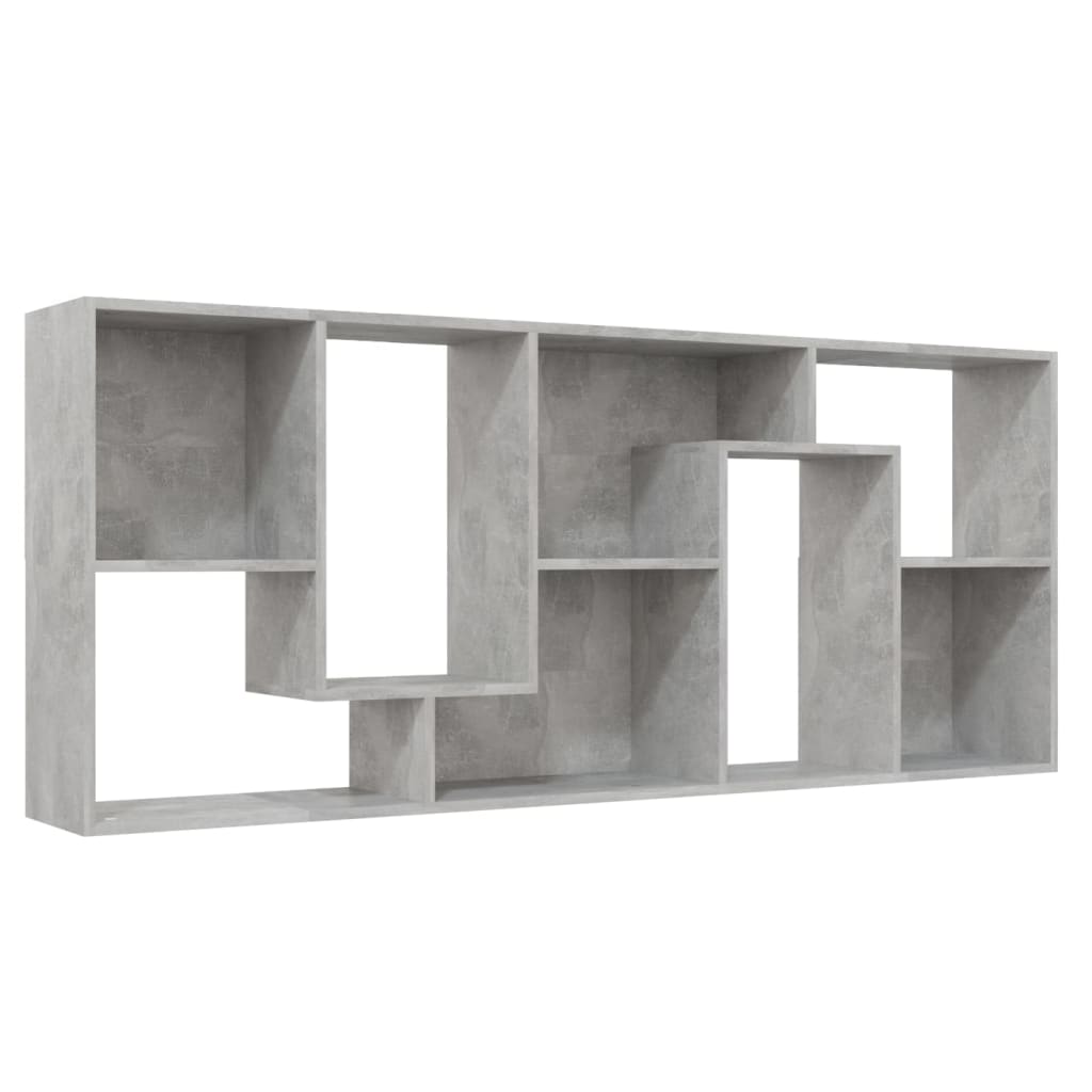 vidaXL Bibliotecă, gri beton, 67x24x161 cm, lemn prelucrat vidaXL Bibliotecă, gri beton, 67x24x161 cm, lemn prelucrat