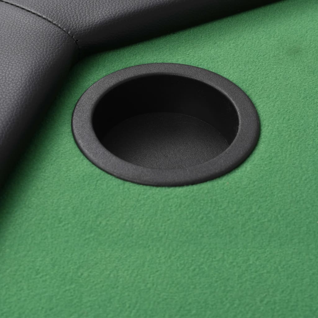 vidaXL Masă poker pliabilă în două părți, 8 jucători, octogonal, Verde vidaXL Masă poker pliabilă în două părți, 8 jucători, octogonal, Verde