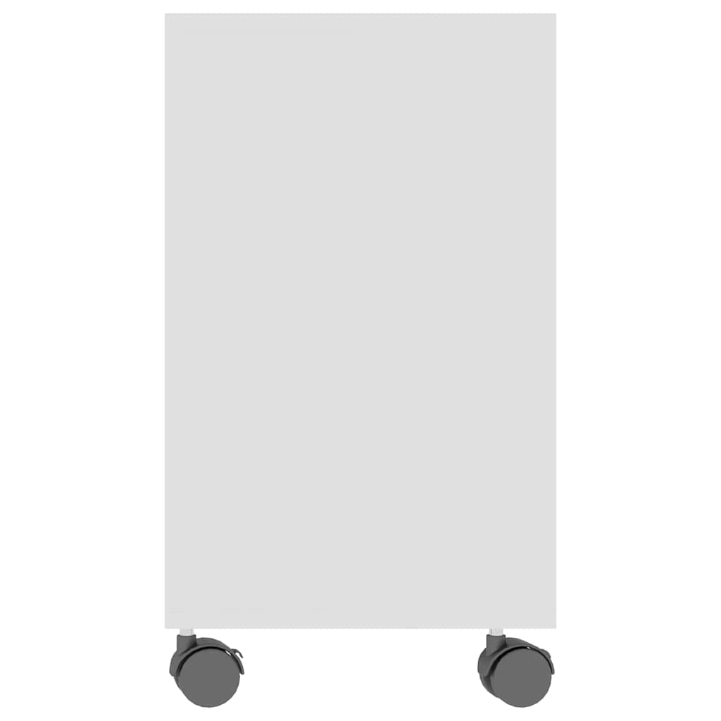 vidaXL Masă laterală, alb, 70x35x55 cm, lemn compozit vidaXL Masă laterală, alb, 70x35x55 cm, lemn compozit