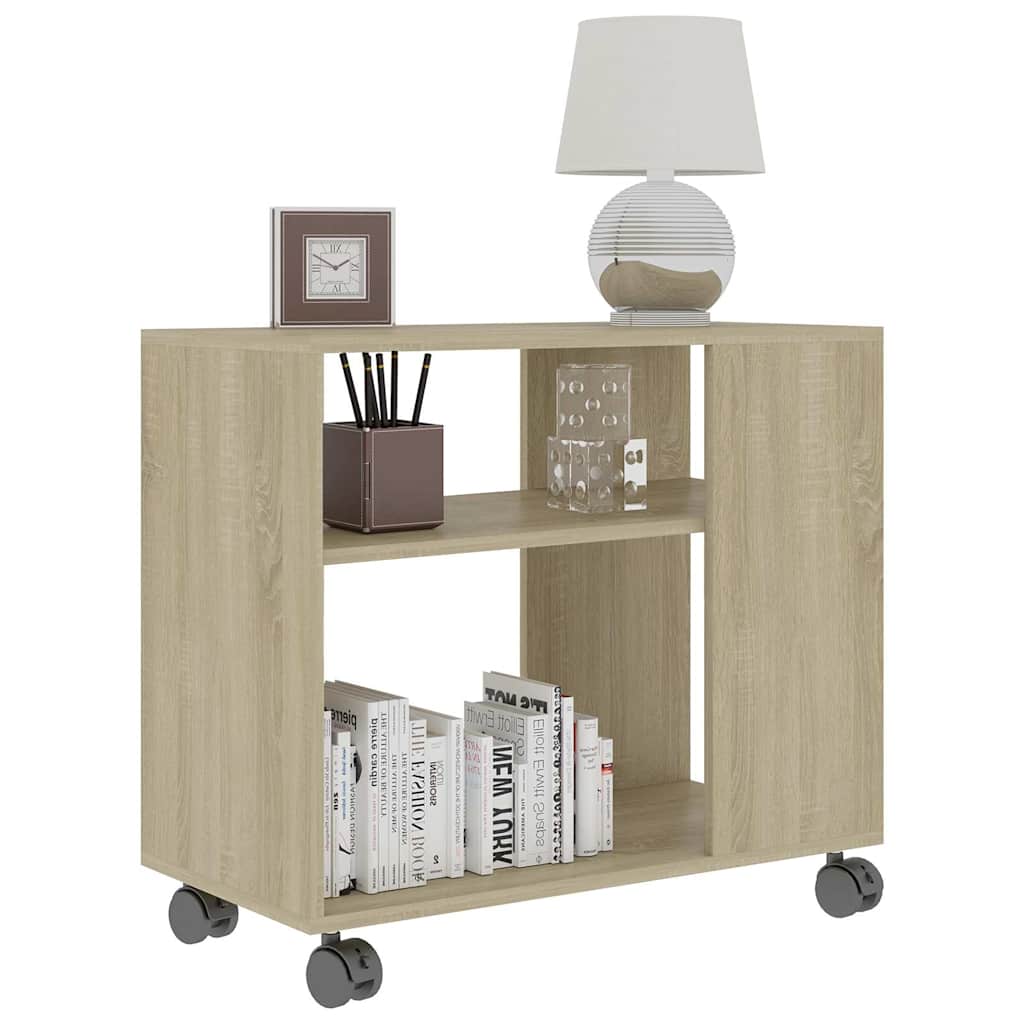 vidaXL Masă laterală, stejar sonoma, 70x35x55 cm, lemn compozit vidaXL Masă laterală, stejar sonoma, 70x35x55 cm, lemn compozit