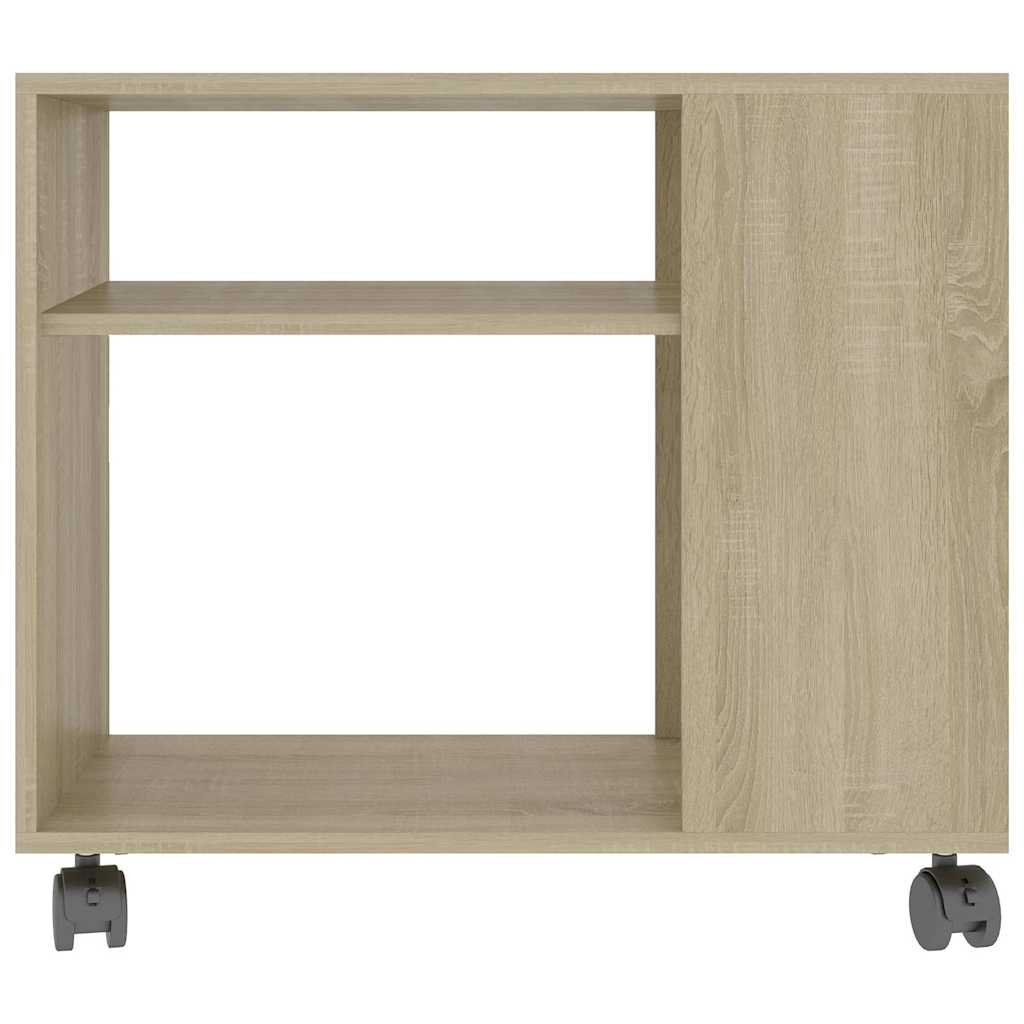 vidaXL Masă laterală, stejar sonoma, 70x35x55 cm, lemn compozit vidaXL Masă laterală, stejar sonoma, 70x35x55 cm, lemn compozit