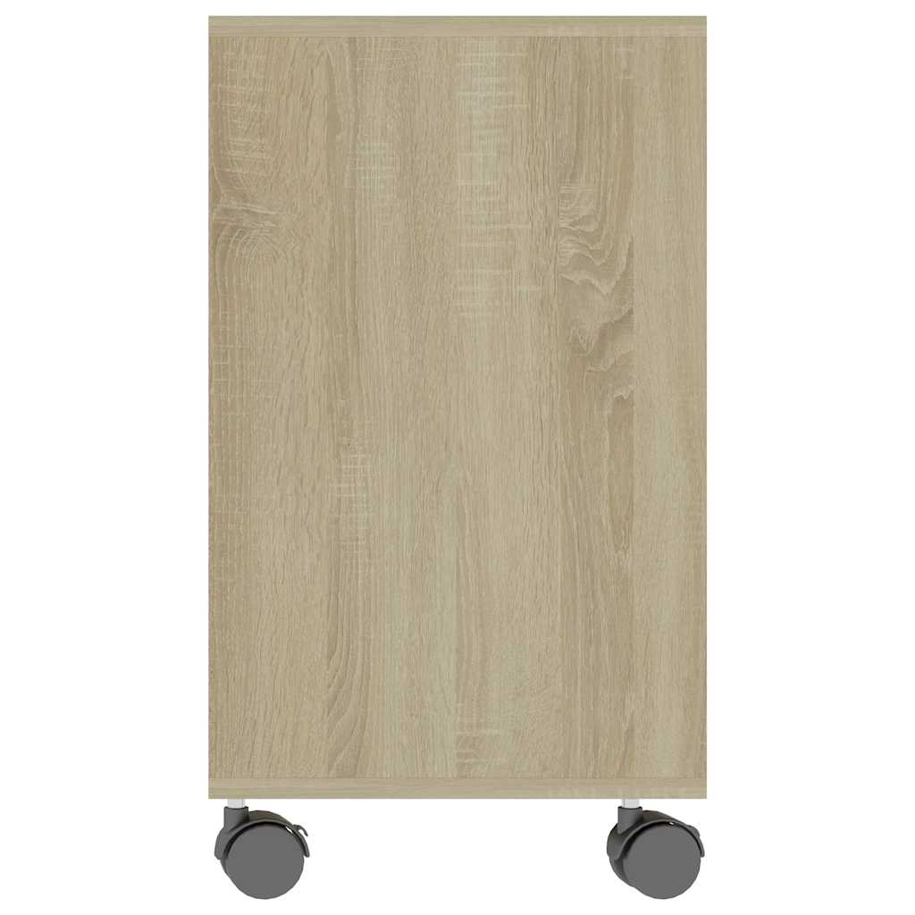 vidaXL Masă laterală, stejar sonoma, 70x35x55 cm, lemn compozit vidaXL Masă laterală, stejar sonoma, 70x35x55 cm, lemn compozit