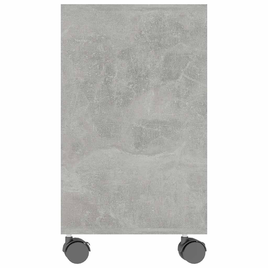 vidaXL Masă laterală, gri beton, 70x35x55 cm, lemn compozit vidaXL Masă laterală, gri beton, 70x35x55 cm, lemn compozit