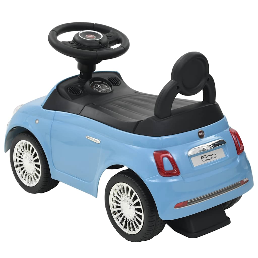 vidaXL Mașinuță fără pedale Fiat 500 albastru vidaXL Mașinuță fără pedale Fiat 500 albastru