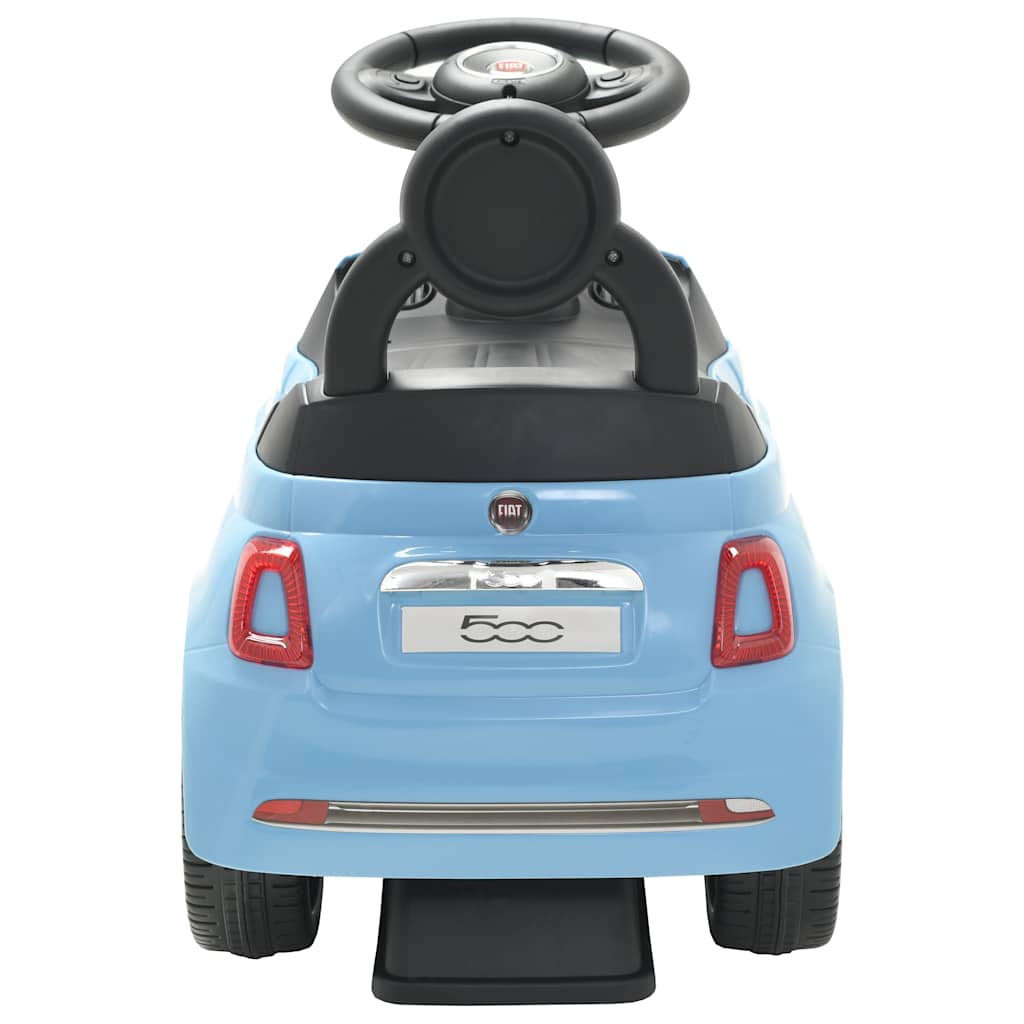 vidaXL Mașinuță fără pedale Fiat 500 albastru vidaXL Mașinuță fără pedale Fiat 500 albastru