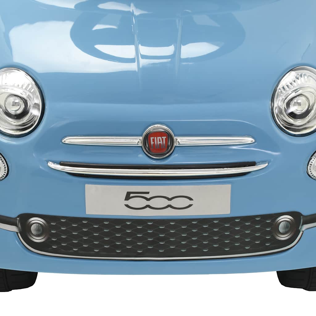 vidaXL Mașinuță fără pedale Fiat 500 albastru vidaXL Mașinuță fără pedale Fiat 500 albastru