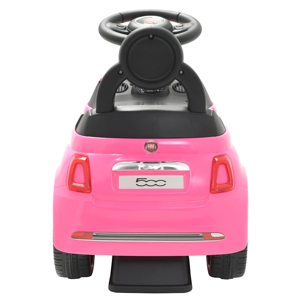 vidaXL Mașinuță fără pedale Fiat 500, roz vidaXL Mașinuță fără pedale Fiat 500, roz