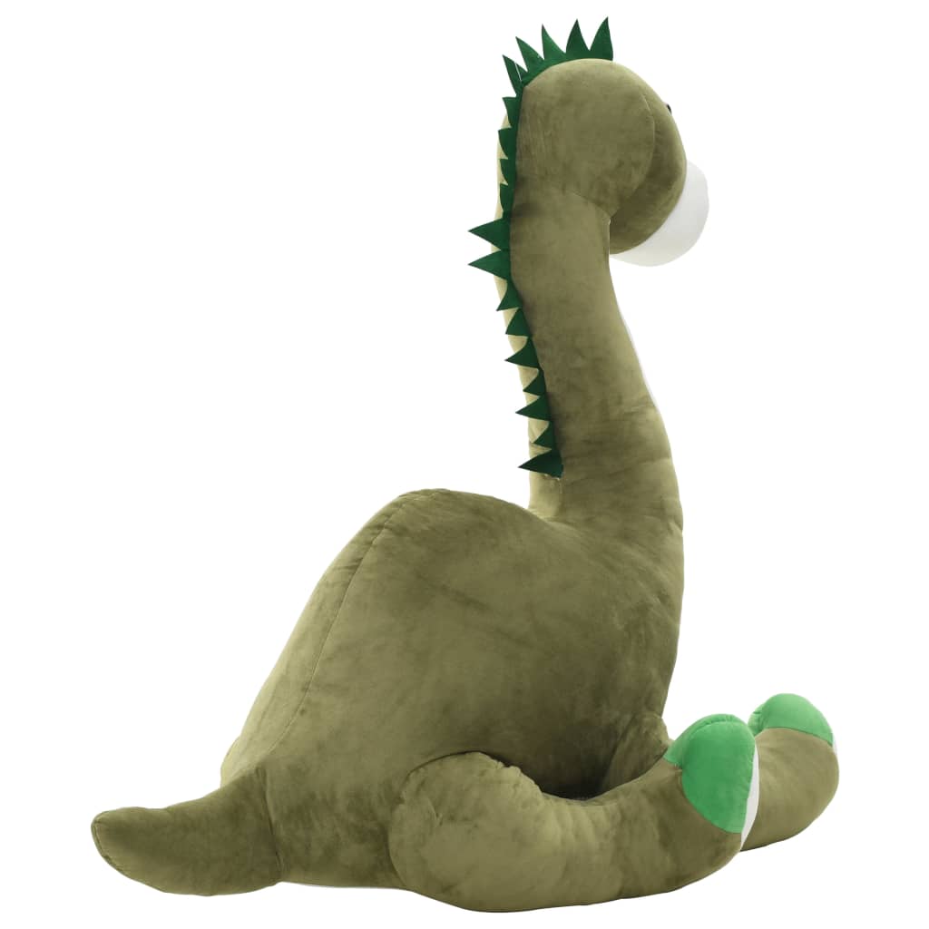vidaXL Jucărie dinozaur Brontosaurus, verde, pluș