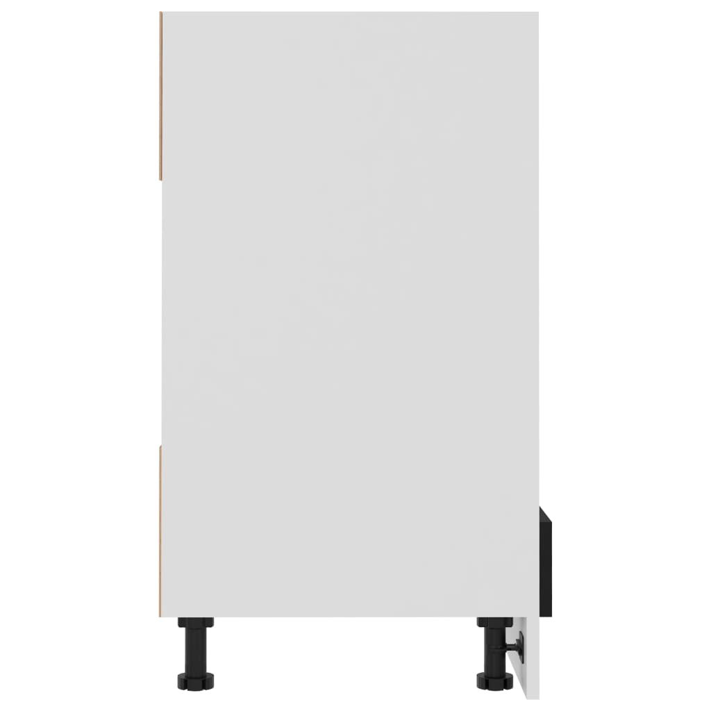 vidaXL Dulap pentru cuptor "Riga", negru, 60x46x81,5 cm