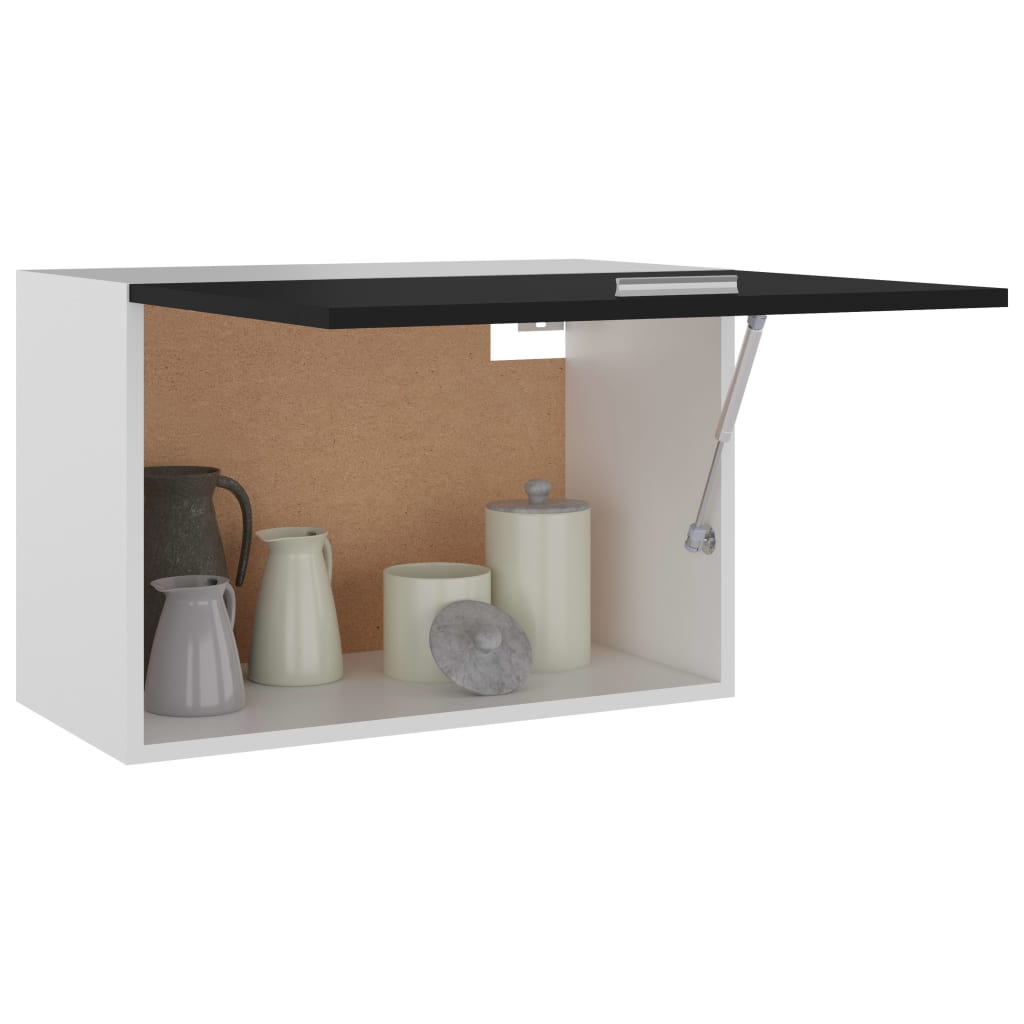 vidaXL Dulap suspendat “Lyon”, negru, 60 x 31 x 40 cm, lemn prelucrat vidaXL Dulap suspendat “Lyon”, negru, 60 x 31 x 40 cm, lemn prelucrat