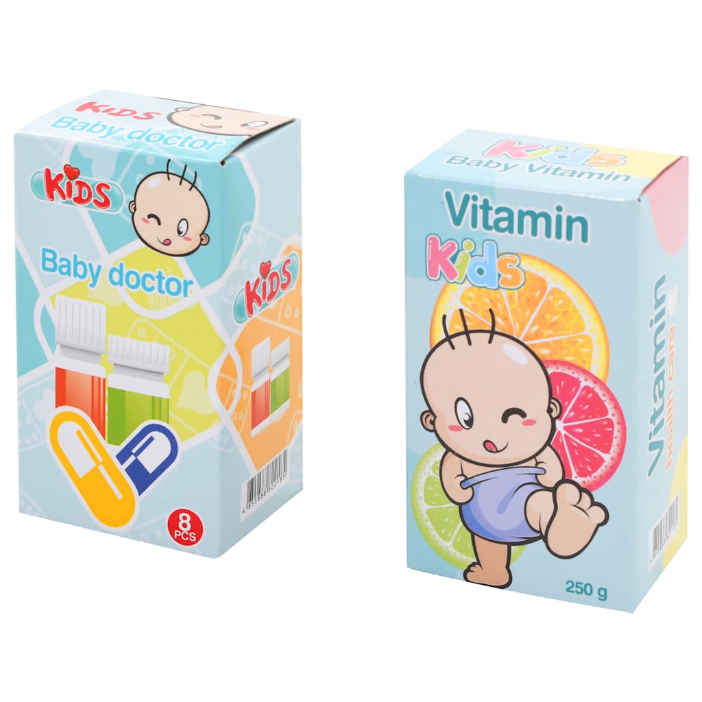 vidaXL Set de joacă doctor, pentru copii, 15 piese, 38x30x67,5 cm vidaXL Set de joacă doctor, pentru copii, 15 piese, 38x30x67,5 cm