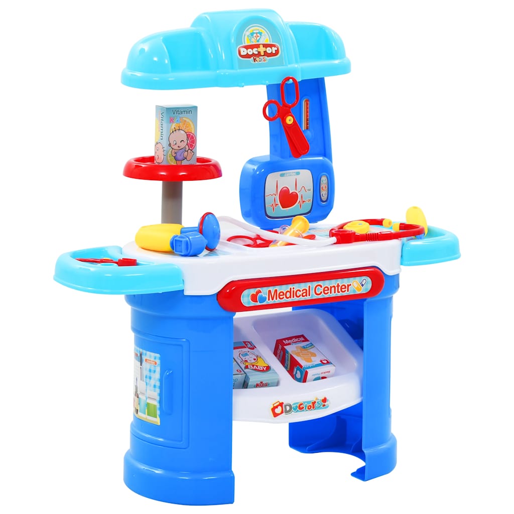 vidaXL Set de joacă doctor, pentru copii, 15 piese, 38x30x67,5 cm vidaXL Set de joacă doctor, pentru copii, 15 piese, 38x30x67,5 cm