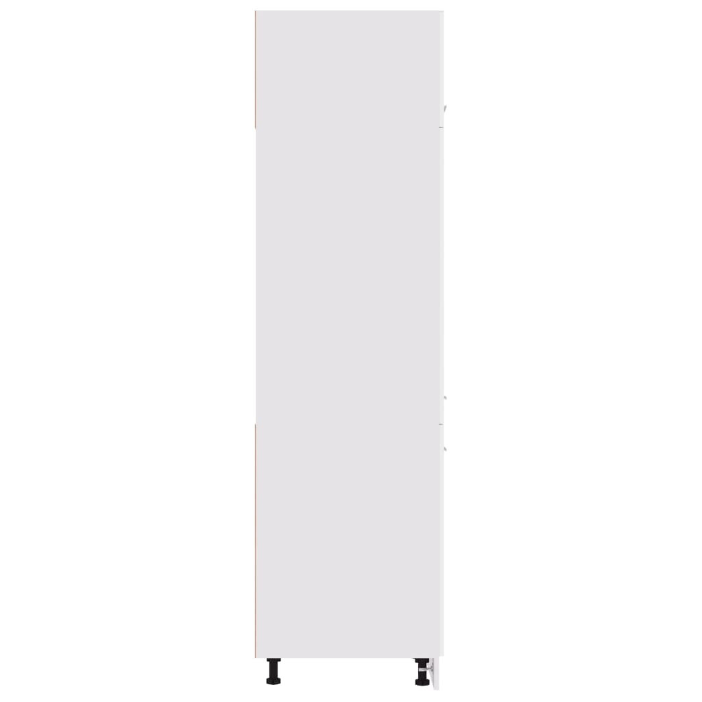 vidaXL Dulap frigider “Lyon”, alb extralucios, 60x57x207 cm vidaXL Dulap frigider “Lyon”, alb extralucios, 60x57x207 cm