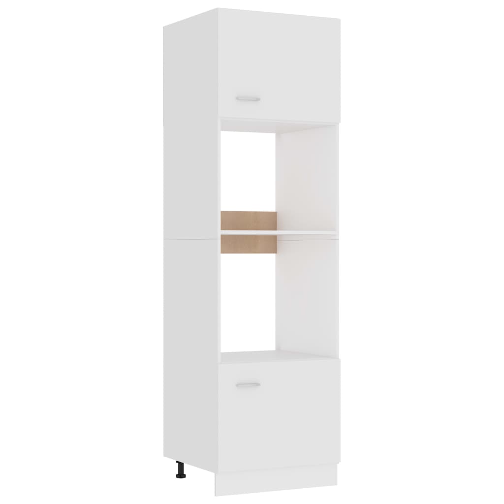 vidaXL Dulap cuptor microunde “Lyon”, alb, 60 x 57 x 207 cm vidaXL Dulap cuptor microunde “Lyon”, alb, 60 x 57 x 207 cm