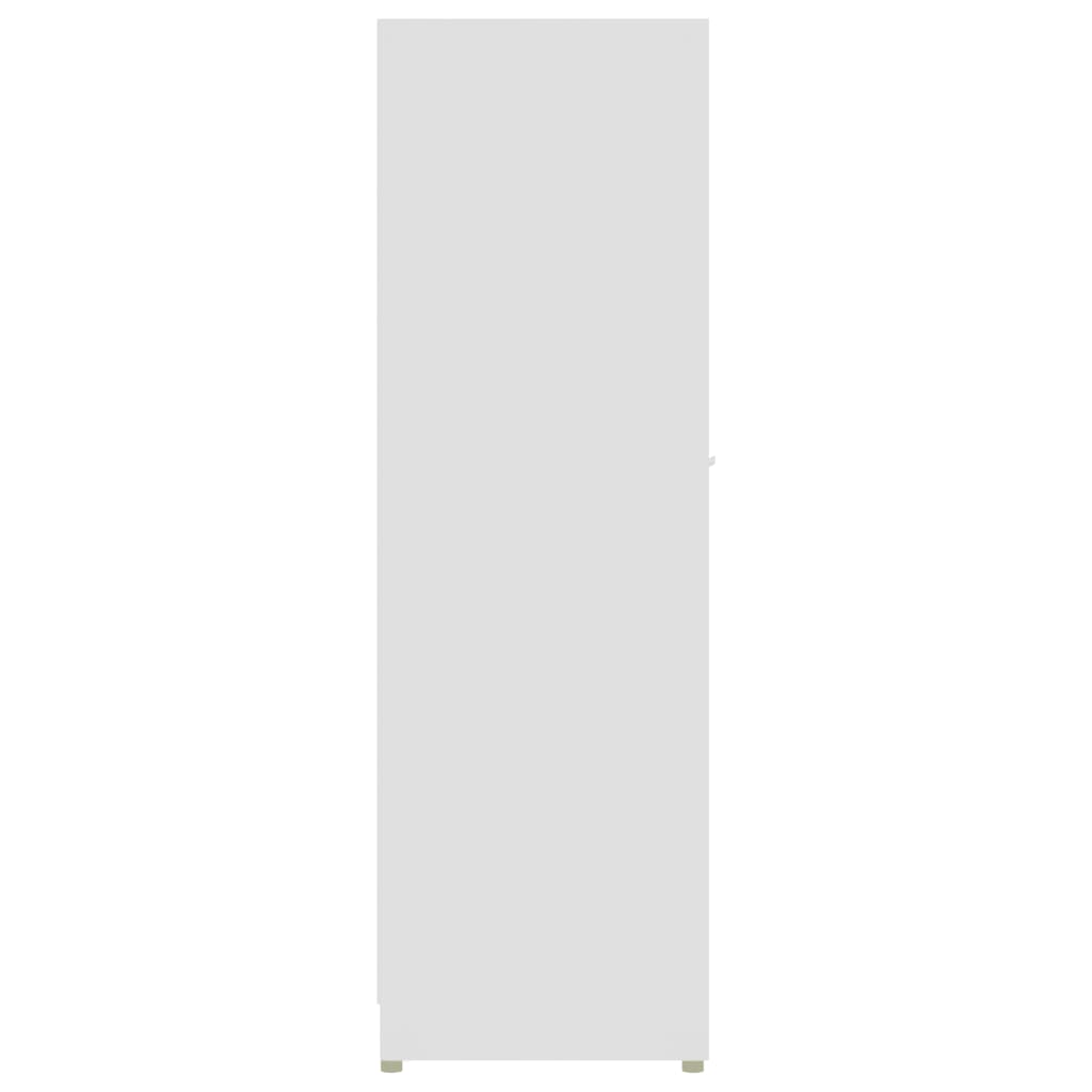 vidaXL Dulap de baie, alb, 30x30x95 cm, lemn prelucrat