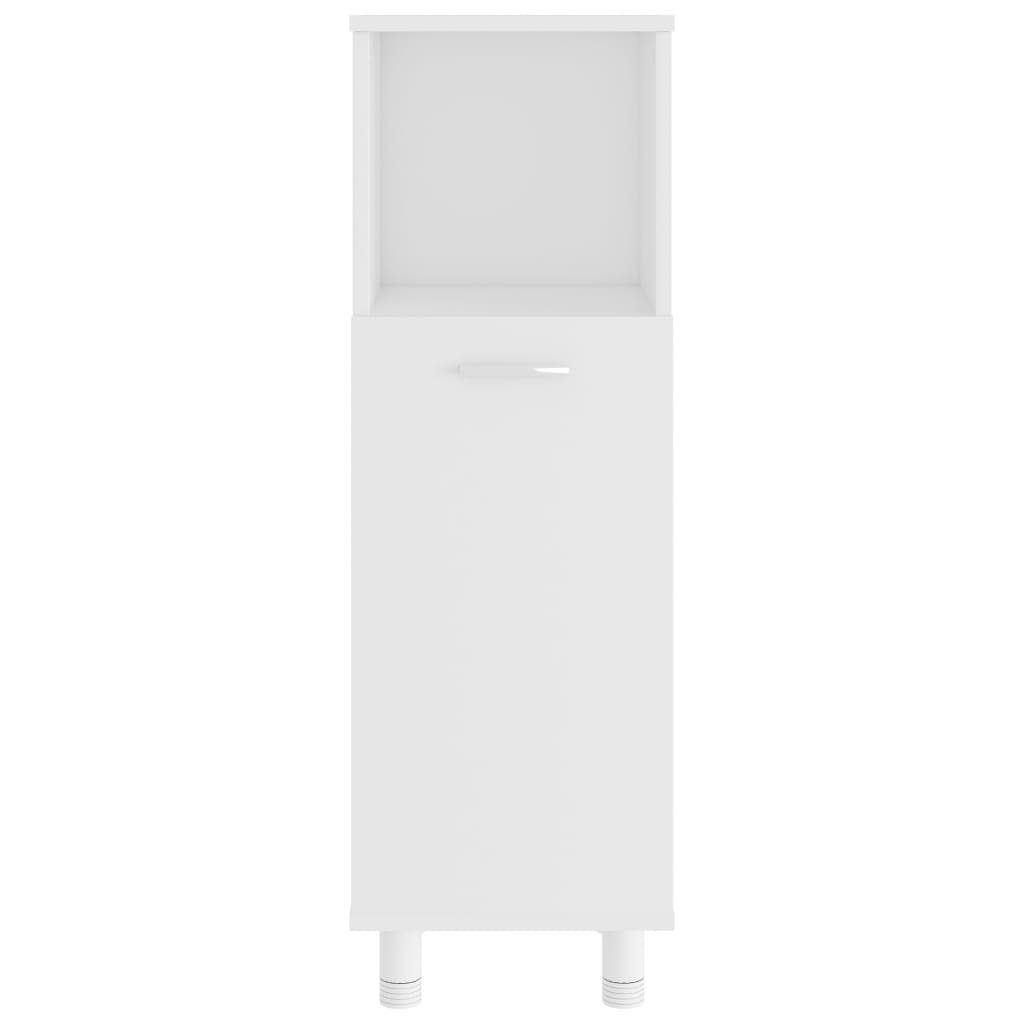 vidaXL Dulap de baie, alb, 30x30x95 cm, lemn prelucrat
